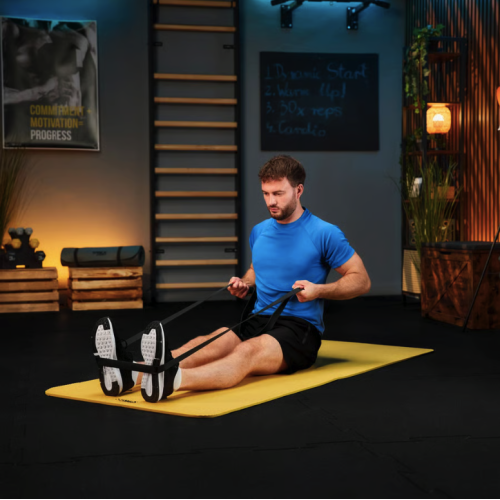 Резинка для фитнеса  Trex Sport TX-004PBV 4в1 2-41 кг - фото №3